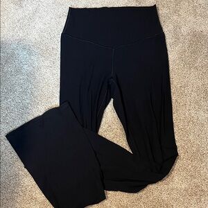 Aerie bootcut flare leggings, black